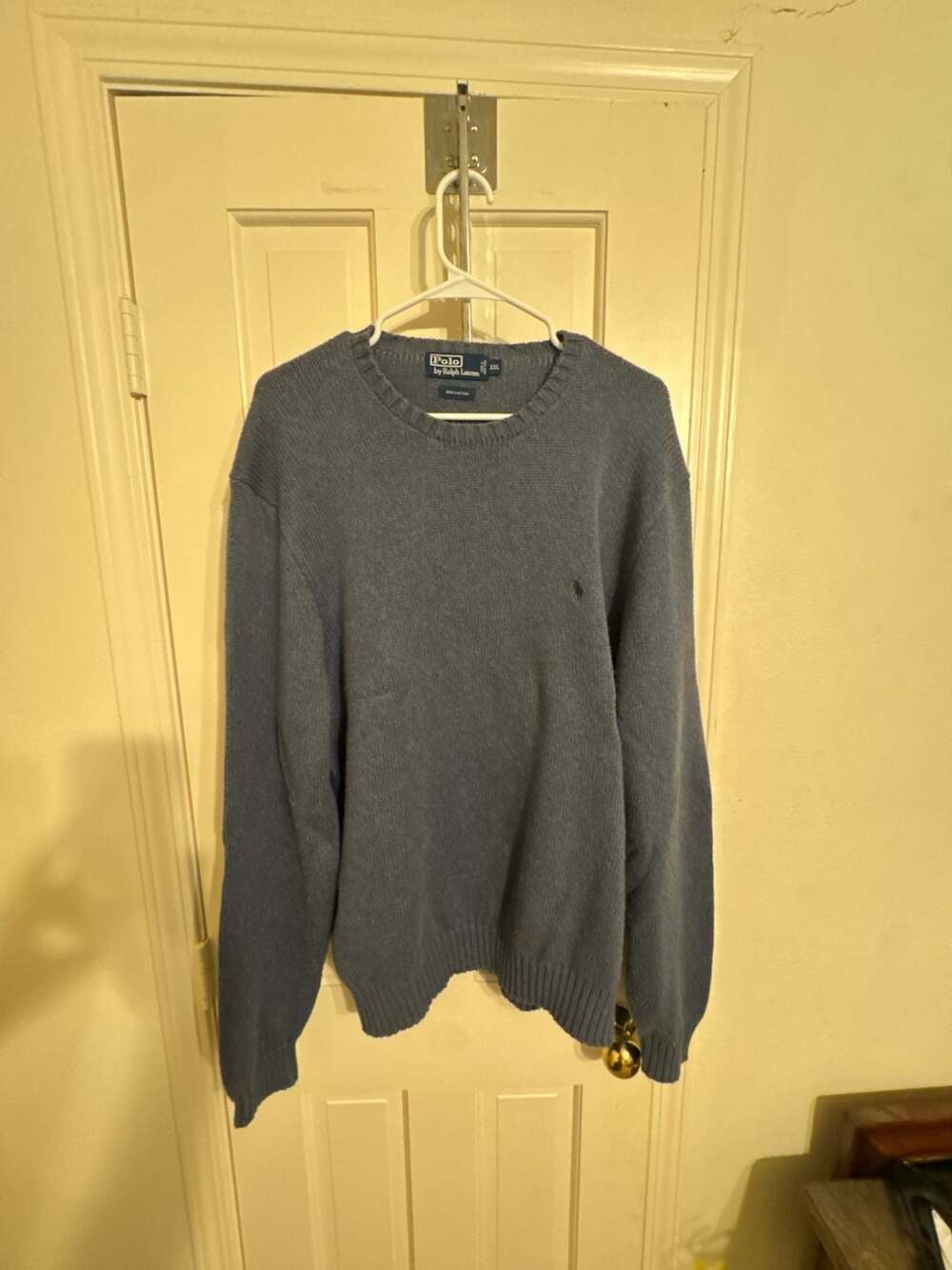 Polo by Ralph Lauren Men's Blue Crewneck Knit Sweater Size XXL